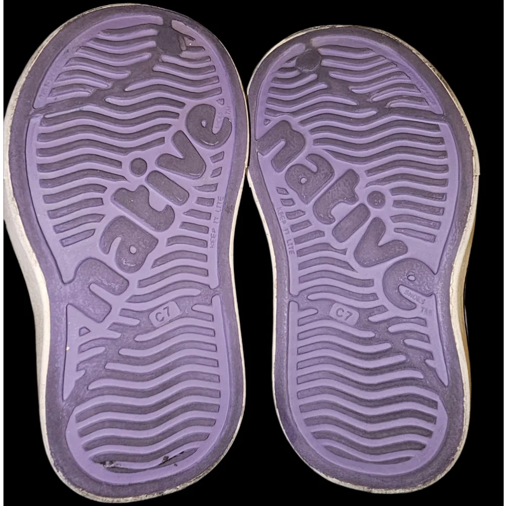 Native Shoes Kids Purple Slip-On Shoes